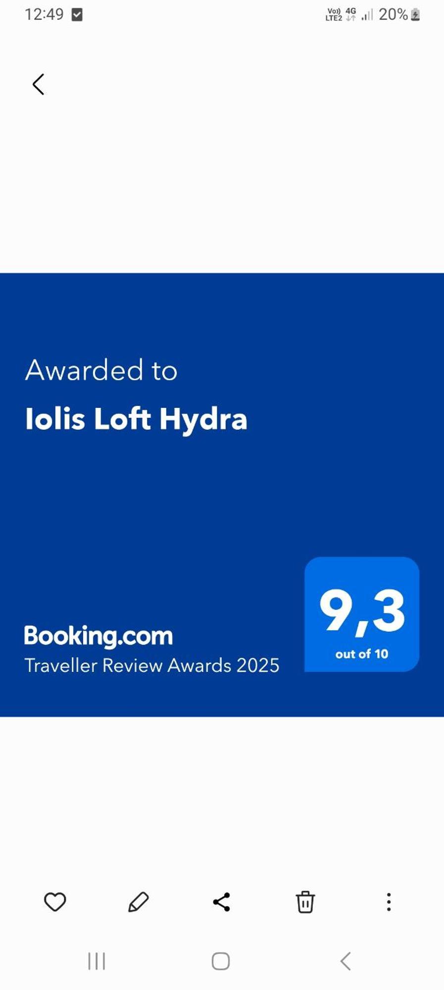 Iolis Loft Hydra Leilighet Eksteriør bilde